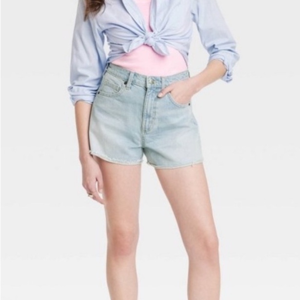 Universal Thread Light Blue 90’s Cutoff Shorts Size 8